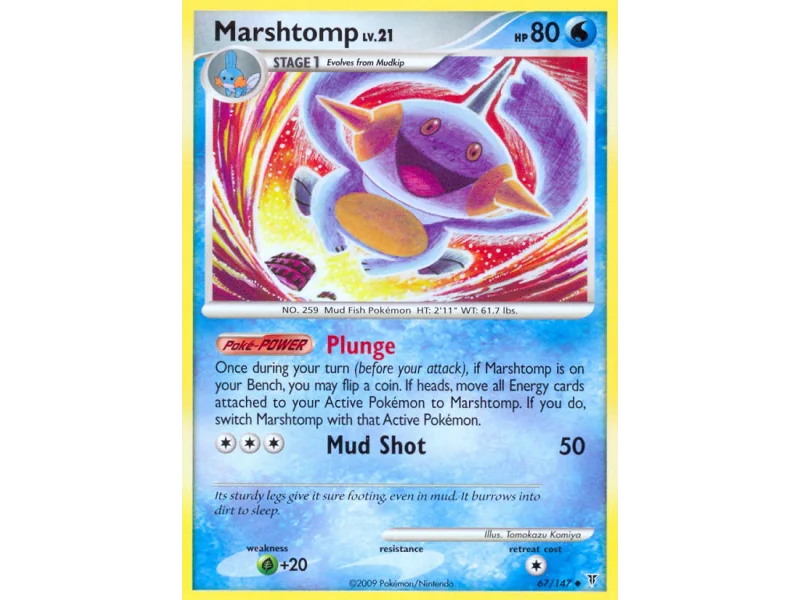 Marshtomp (Reverse Holo)