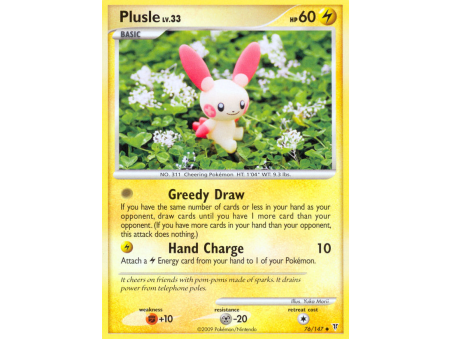 Plusle (Reverse Holo)