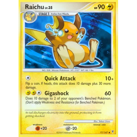 Raichu (Reverse Holo)
