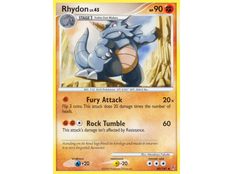 Rhydon (Reverse Holo)