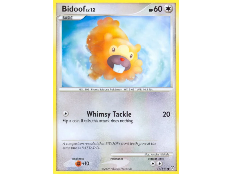 Bidoof (Reverse Holo)