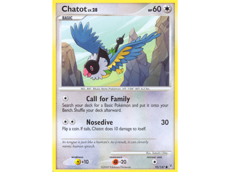 Chatot (Reverse Holo)