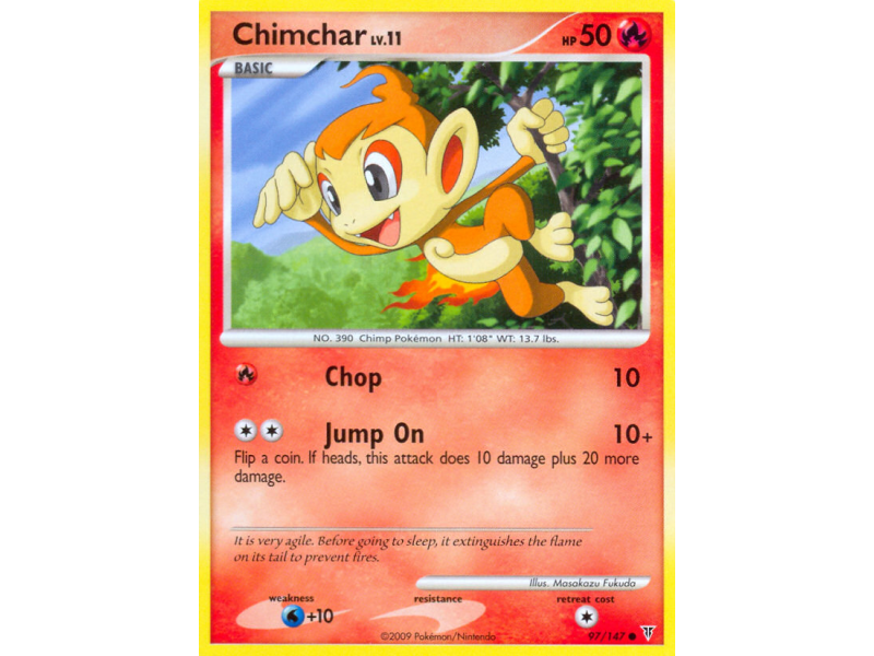 Chimchar (Reverse Holo)