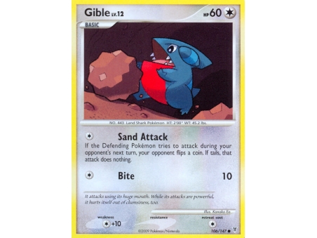 Gible (Reverse Holo)
