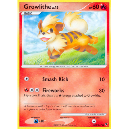 Growlithe (Reverse Holo)
