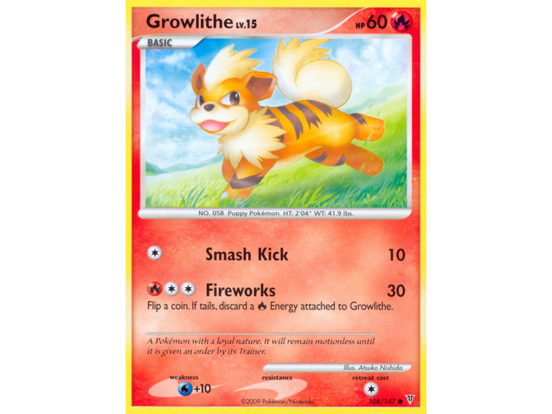 Growlithe (Reverse Holo)