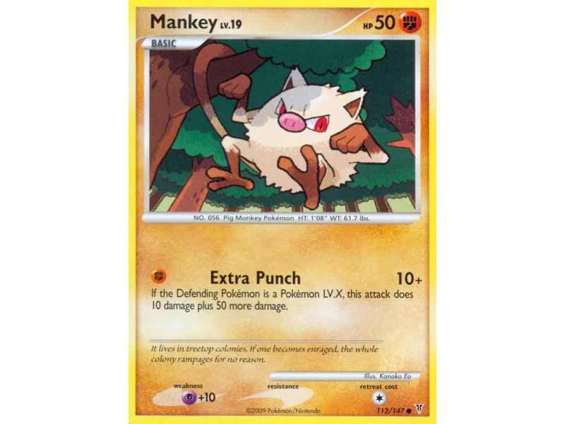 Mankey (Reverse Holo)