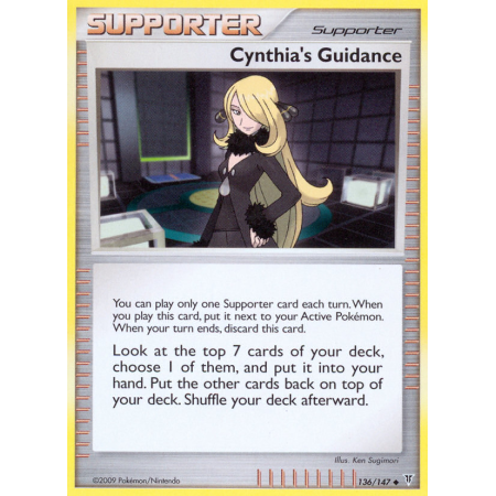 Cynthia's Guidance (Reverse Holo)
