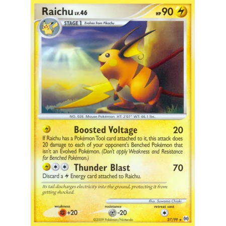 Raichu (Reverse Holo)