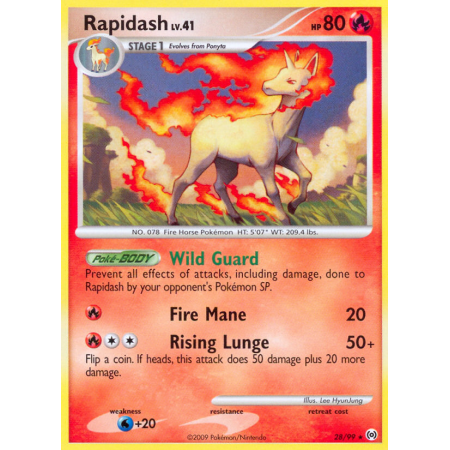 Rapidash (Reverse Holo)