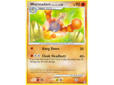 Wormadam Sandy Cloak (Reverse Holo)