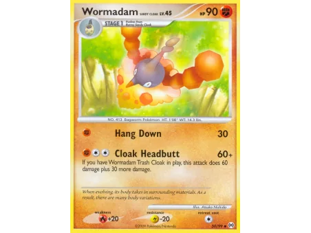 Wormadam Sandy Cloak (Reverse Holo)