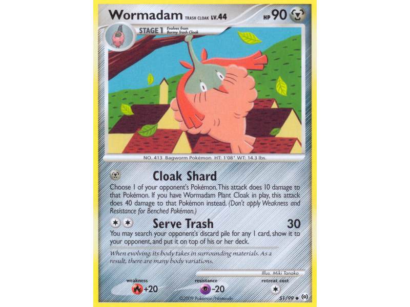 Wormadam Trash Cloak (Reverse Holo)