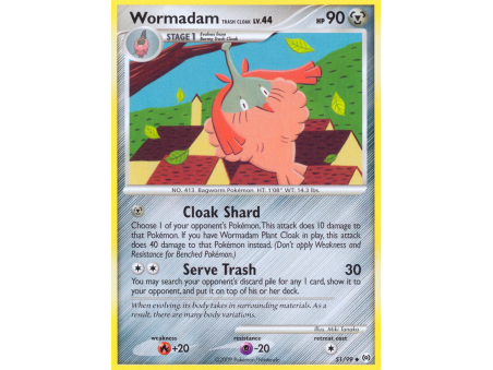 Wormadam Trash Cloak (Reverse Holo)