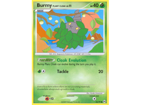 Burmy Plant Cloak (Reverse Holo)