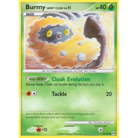 Burmy Sandy Cloak (Reverse Holo)