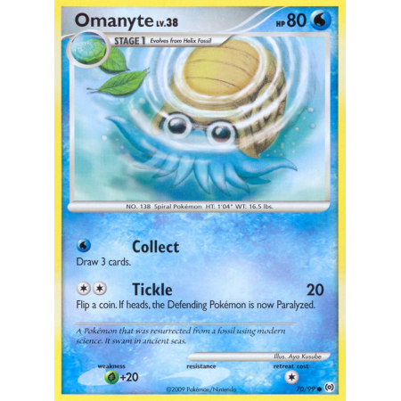 Omanyte (Reverse Holo)