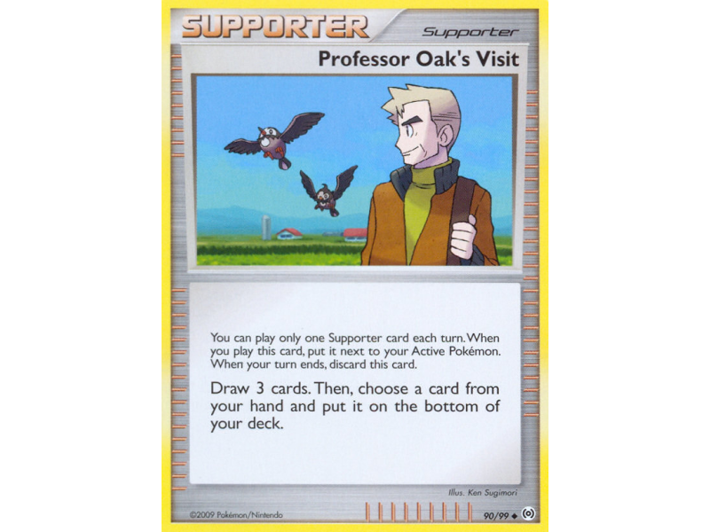 Professor Oak's Visit (Reverse Holo)