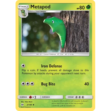 Metapod (Reverse Holo)