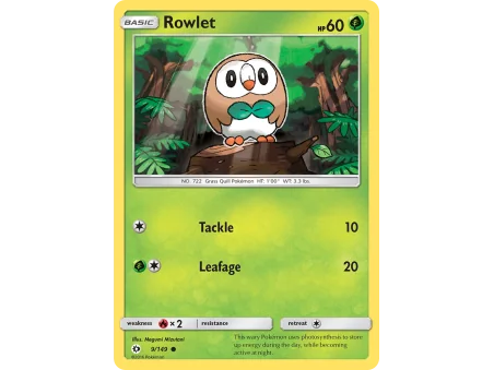 Rowlet (Reverse Holo)