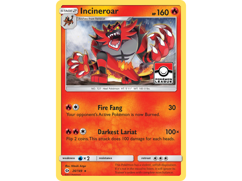 Incineroar (Reverse Holo)