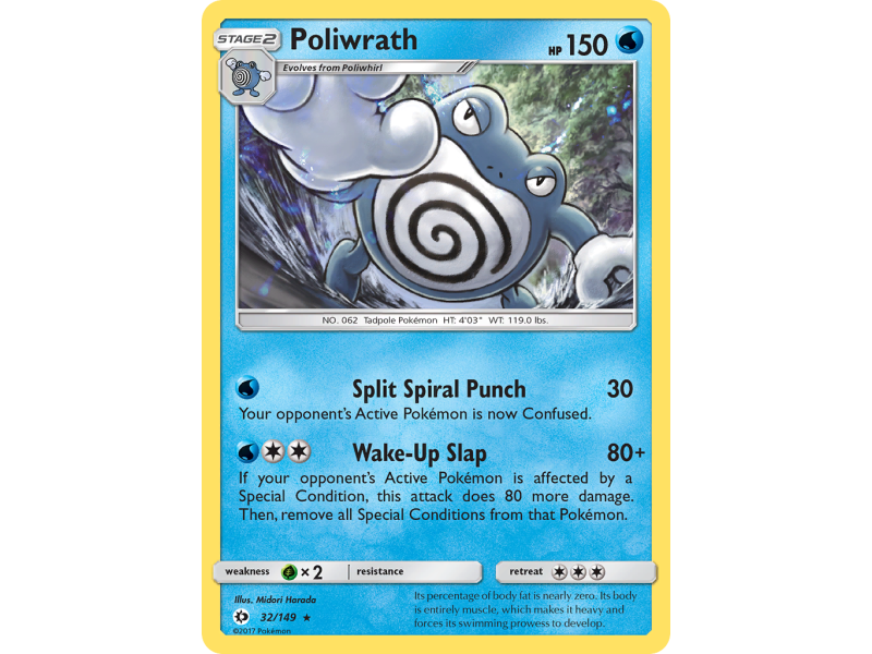 Poliwrath (Reverse Holo)