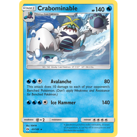 Crabominable (Reverse Holo)