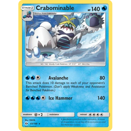 Crabominable (Reverse Holo)