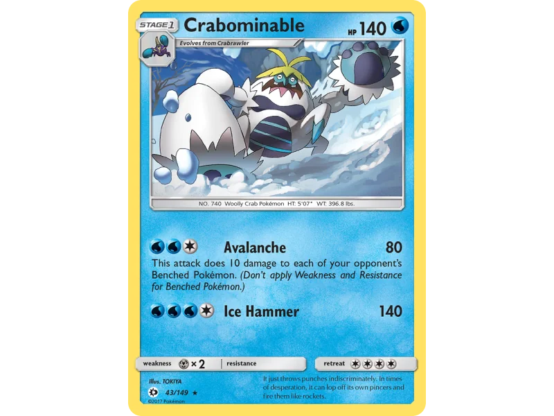 Crabominable (Reverse Holo)