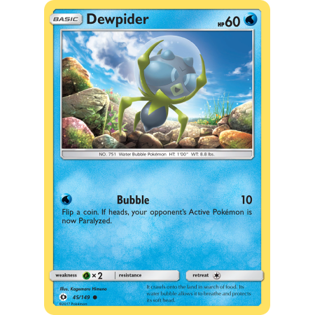 Dewpider (Reverse Holo)