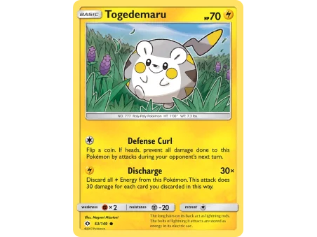 Togedemaru (Reverse Holo)