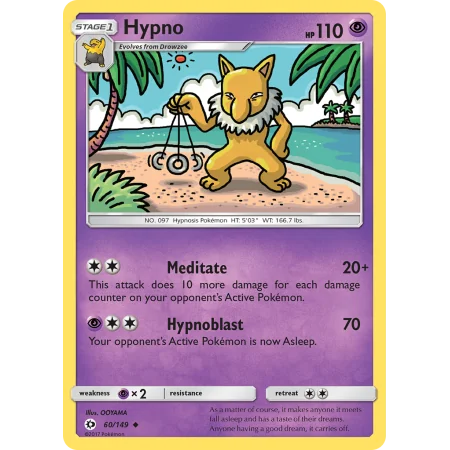 Hypno (Reverse Holo)