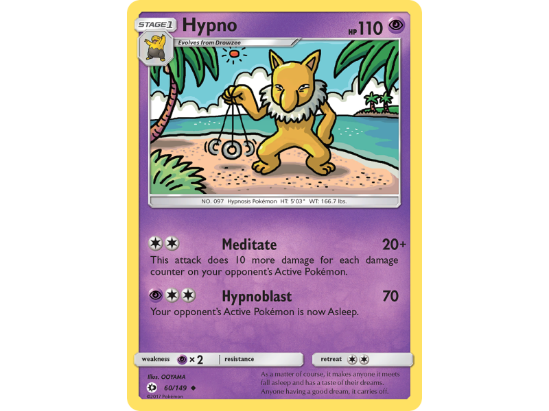 Hypno (Reverse Holo)