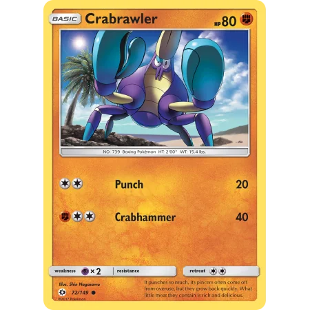 Crabrawler (Reverse Holo)