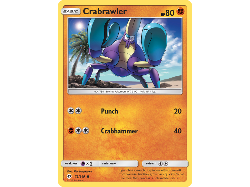 Crabrawler (Reverse Holo)