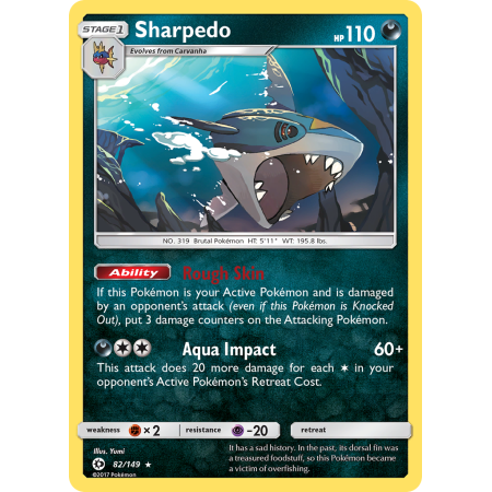 Sharpedo (Reverse Holo)