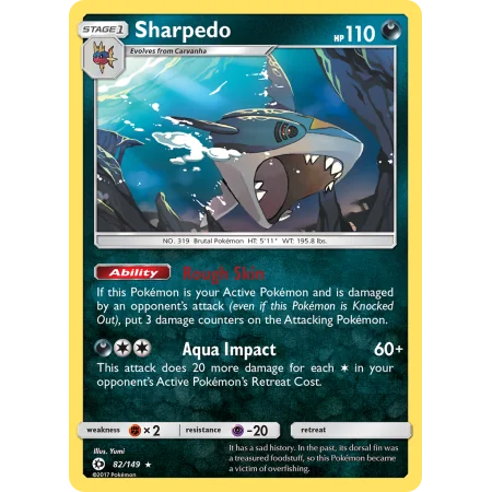 Sharpedo (Reverse Holo)