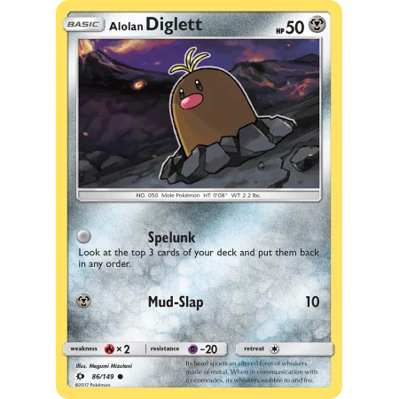 Alolan Diglett (Reverse Holo)