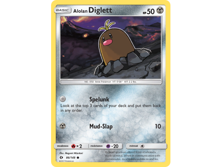 Alolan Diglett (Reverse Holo)