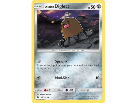 Alolan Diglett (Reverse Holo)