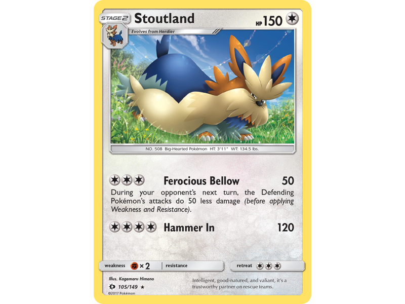 Stoutland (Reverse Holo)