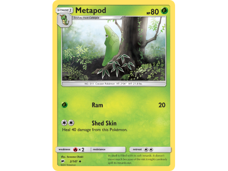 Metapod (Reverse Holo)