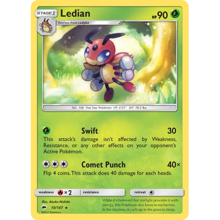 Ledian (Reverse Holo)