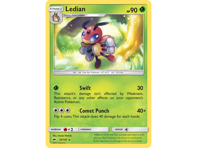Ledian (Reverse Holo)