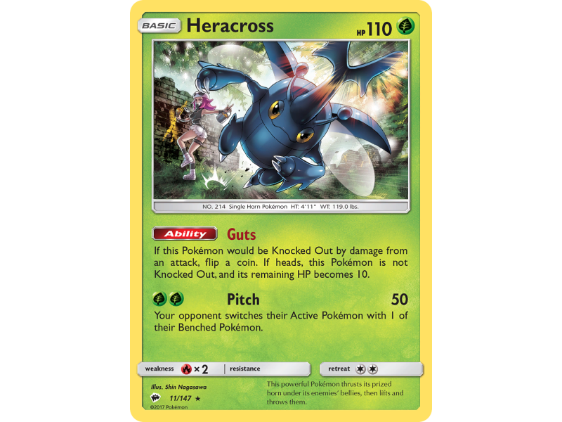 Heracross (Reverse Holo)
