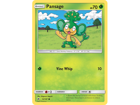 Pansage (Reverse Holo)