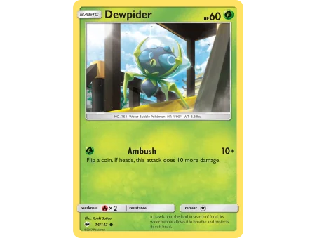 Dewpider (Reverse Holo)