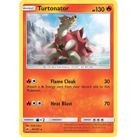 Turtonator (Reverse Holo)