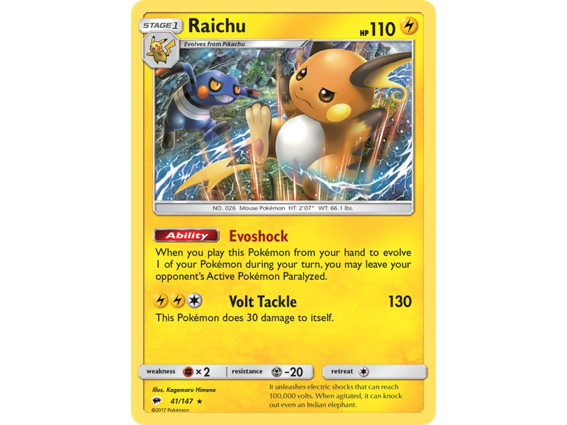 Raichu (Reverse Holo)
