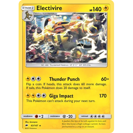 Electivire (Reverse Holo)